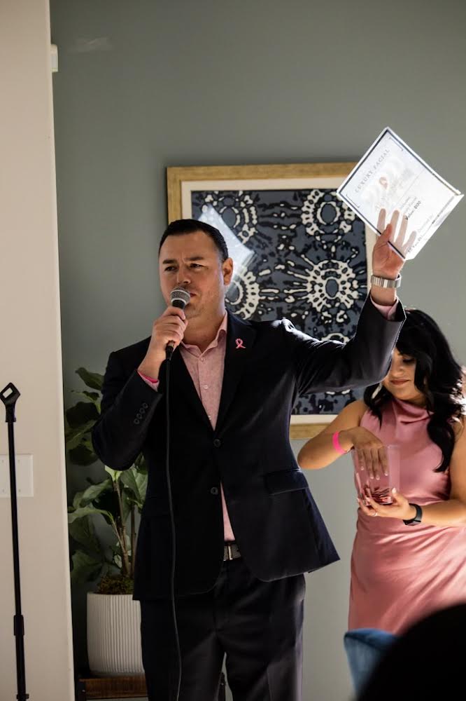 Annual Pink Party fundraiser guests Origin Capital California